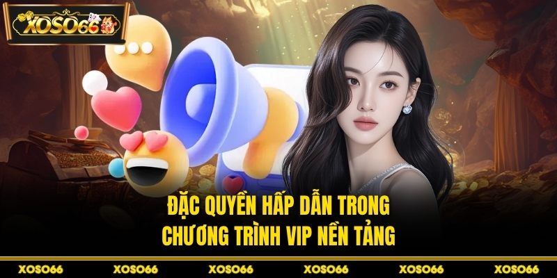 Đặc quyền hấp dẫn trong chương trình VIP nền tảng